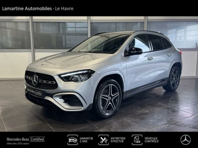 MERCEDES-BENZ-GLA 250 e 218ch AMG Line 8G-DCT Argent high-tech métallisé-ST ROMAIN DE COLBOSC-1