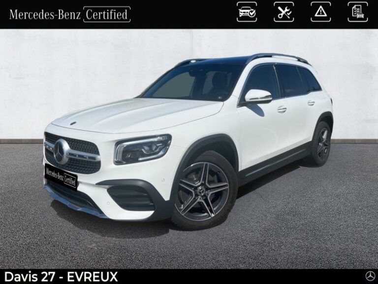 MERCEDES-BENZ-GLB 200d 150ch AMG Line 8G DCT Blanc polaire-EVREUX-1