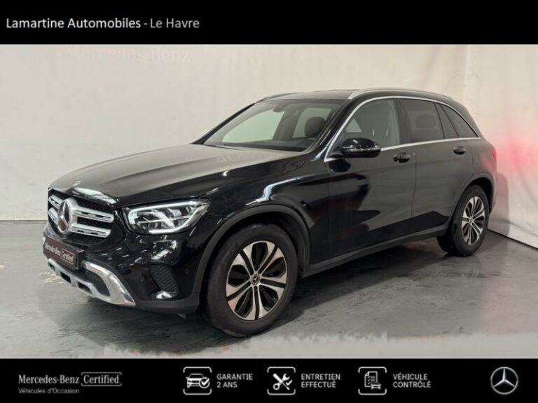 MERCEDES-BENZ-GLC 200 d 163ch Business Line 9G-Tronic Noir obsidienne métallisé-LE HAVRE-1