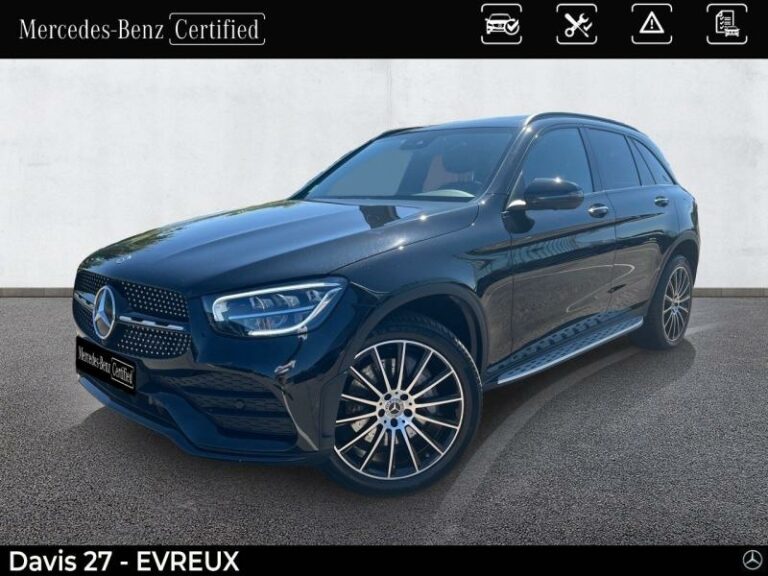 MERCEDES-BENZ-GLC 300 de 194+122ch AMG Line 4Matic 9G-Tronic Noir obsidienne métallisé-EVREUX-1