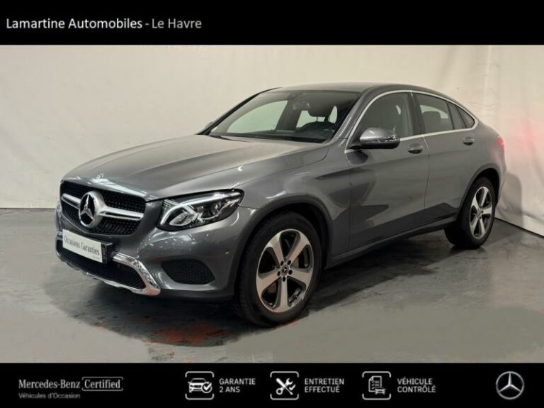 MERCEDES-BENZ-GLC Coupé 220 d 170ch Executive 4Matic 9G-Tronic Gris sélénite-LE HAVRE-1