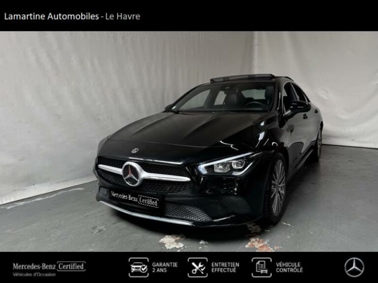 MERCEDES-BENZ-CLA 180 d 2.0 116ch Progressive Line Noir-LE HAVRE-1