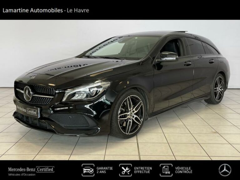 MERCEDES-BENZ-CLA Shooting Brake 180 Fascination Zp noir-ST ROMAIN DE COLBOSC-1