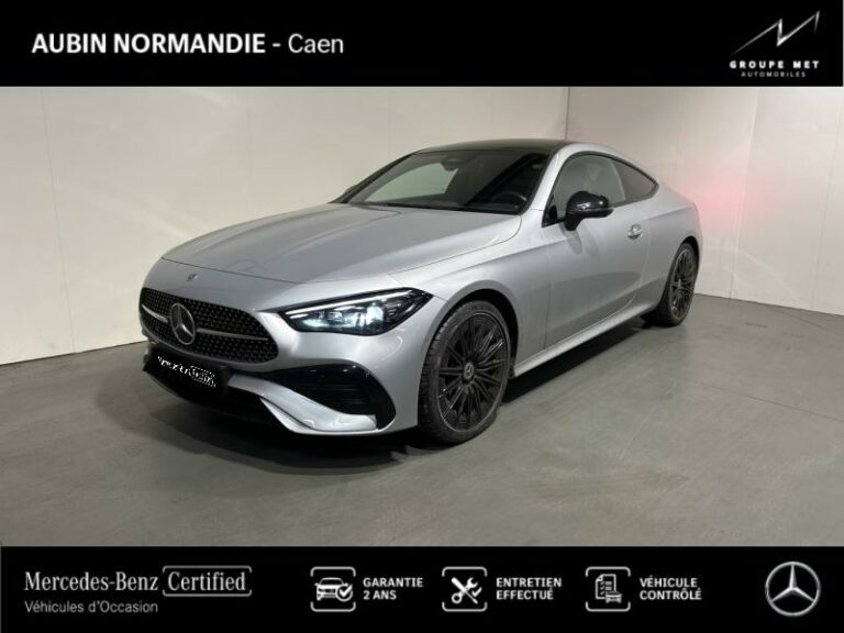MERCEDES-BENZ-CLE Coupé 220 d 197ch AMG Line 9G-Tronic Argent high-tech-MONDEVILLE-1