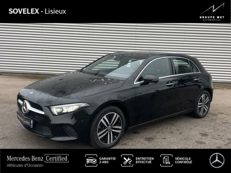 MERCEDES-BENZ-Classe A 250 e 160+102ch Progressive Line 8G-DCT 8cv Noir cosmos métallisé-GLOS-1