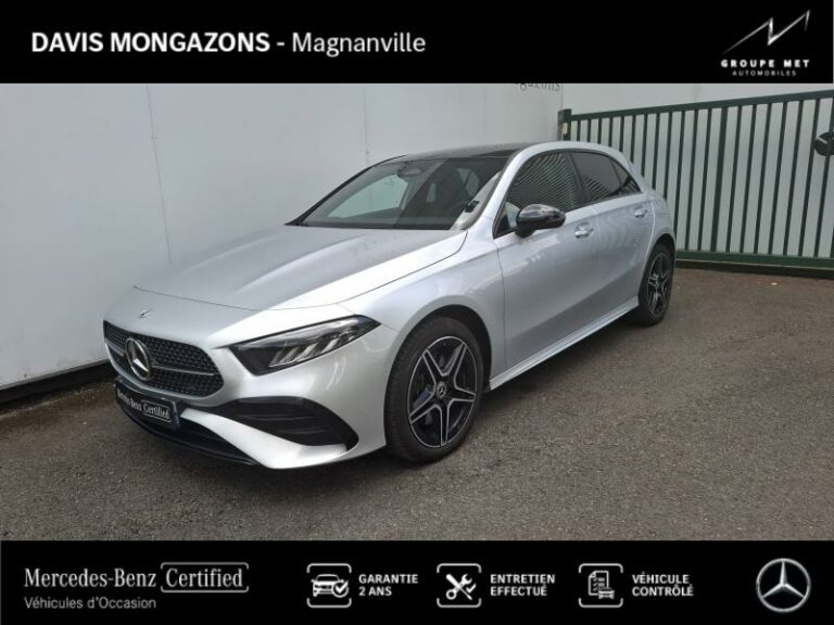 MERCEDES-BENZ-Classe A 250 e 163+109ch AMG Line 8G-DCT Argent high-tech métallisé-MAGNANVILLE-1