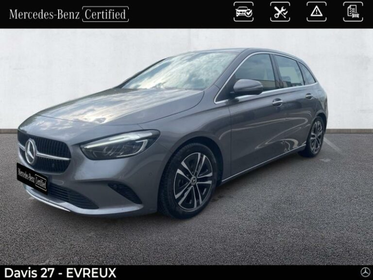 MERCEDES-BENZ-Classe B 200 163ch Progressive Line 7G-DCT Gris montagne métallisé-EVREUX-1