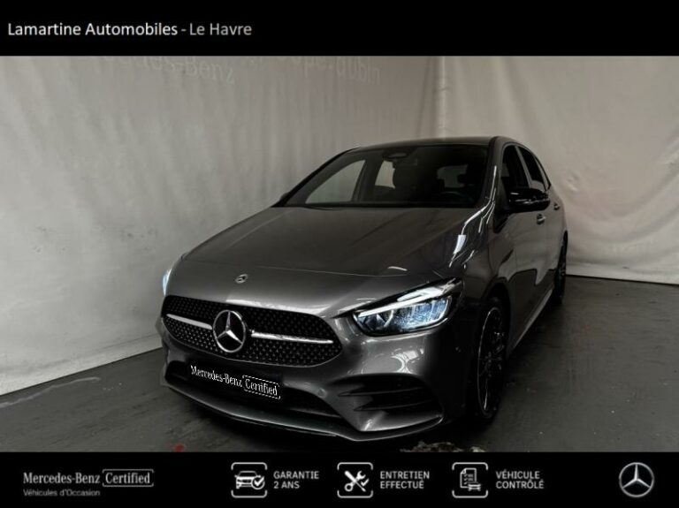 MERCEDES-BENZ-Classe B 250 e 163+109ch AMG Line 8G-DCT Gris montagne métallisé-LE HAVRE-1