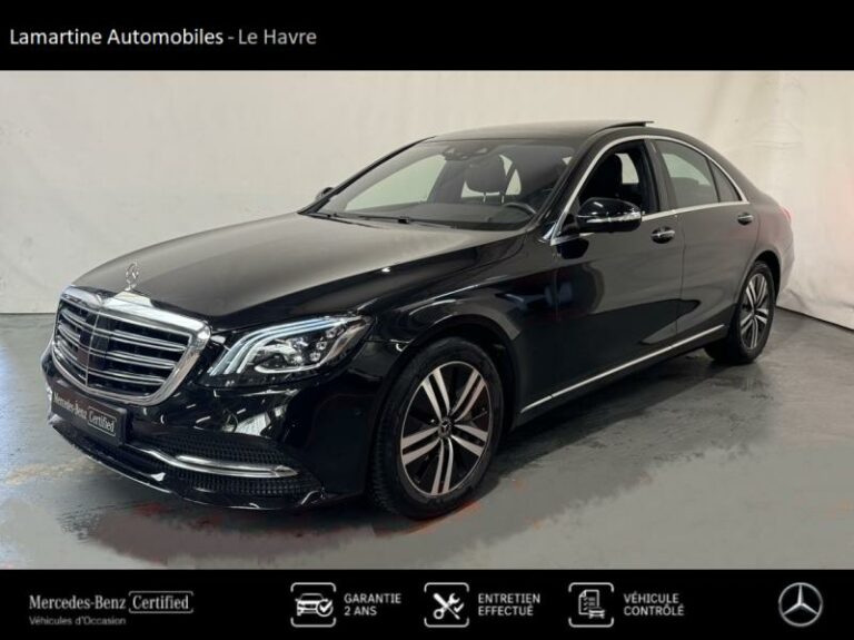 MERCEDES-BENZ-Classe S 400 d 340ch Fascination 4Matic 9G-Tronic Euro6d-T Noir obsidienne-LE HAVRE-1