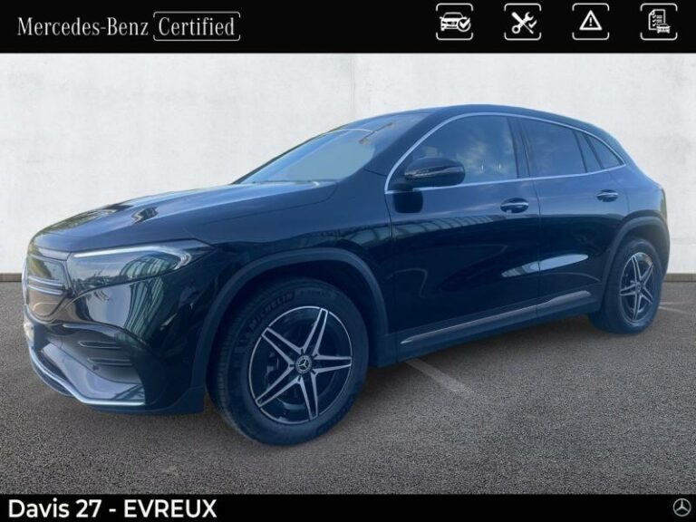 MERCEDES-BENZ-EQA 250+ 190ch AMG Line Noir cosmos métallisé-EVREUX-1