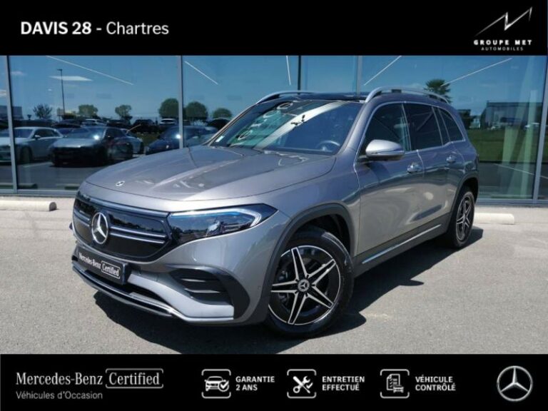 MERCEDES-BENZ-EQB 250+ 190ch AMG Line Gris montagne métallisé-FONTENAY SUR EURE-1