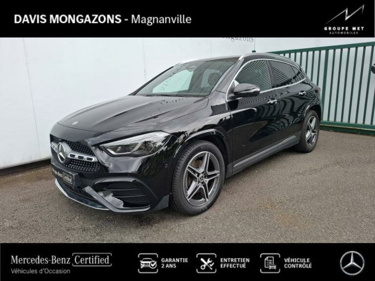 MERCEDES-BENZ-GLA 200 d 150ch AMG Line 8G-DCT Noir-MAGNANVILLE-1