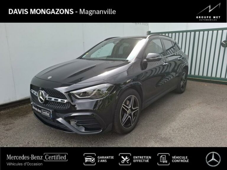 MERCEDES-BENZ-GLA 220 d 190ch 4Matic AMG Line 8G-DCT Noir cosmos métallisé-MAGNANVILLE-1