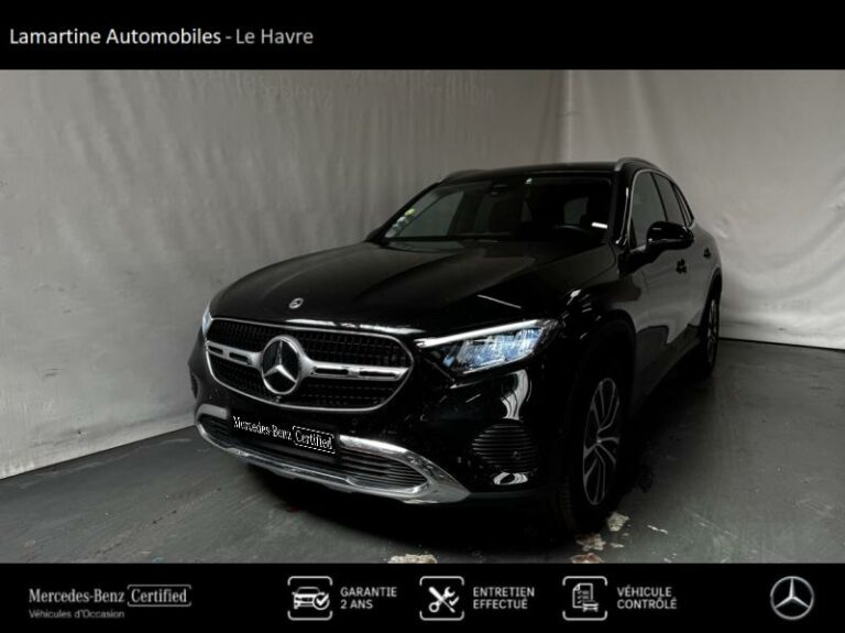 MERCEDES-BENZ-GLC 220 d 197ch Avantgarde Line 4Matic 9G-Tronic Noir obsidienne métallisé-LE HAVRE-1