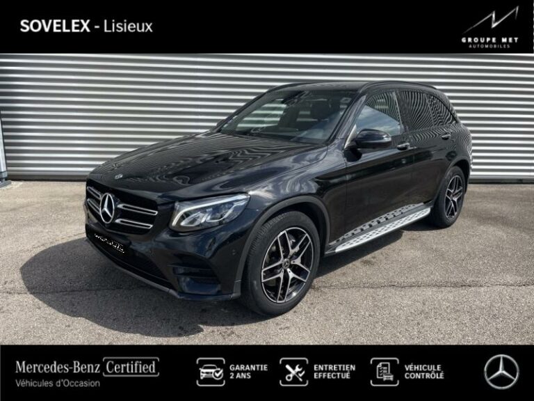 MERCEDES-BENZ-GLC 250 211ch Sportline 4Matic 9G-Tronic Euro6d-T Noir obsidienne-GLOS-1