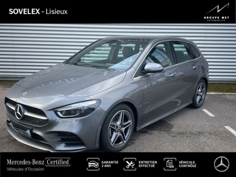 MERCEDES-BENZ-Classe B 200d 150ch AMG Line 8G-DCT Gris montagne métallisé-GLOS-1