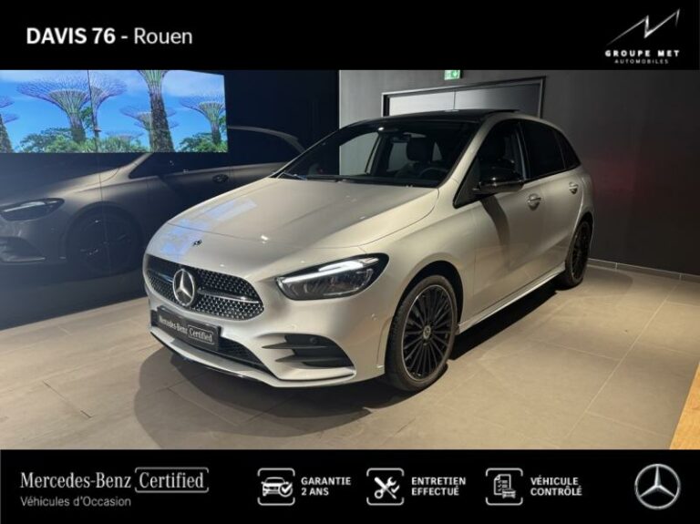 MERCEDES-BENZ-Classe B 250 e 163+109ch AMG Line 8G-DCT Argent high-tech métallisé-ROUEN-1