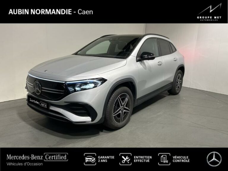 MERCEDES-BENZ-EQA 250+ 190ch AMG Line Argent high-tech métallisé-MONDEVILLE-1