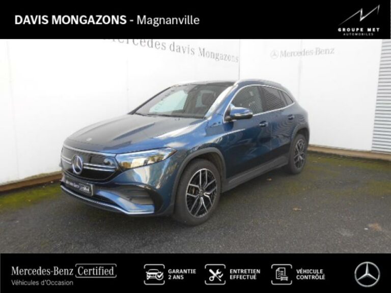 MERCEDES-BENZ-EQA 250 190ch AMG Line Bleu denim-MAGNANVILLE-1