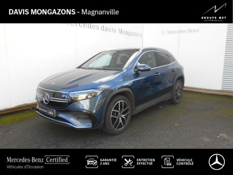 MERCEDES-BENZ-EQA 250 190ch AMG Line Bleu denim-MAGNANVILLE-1